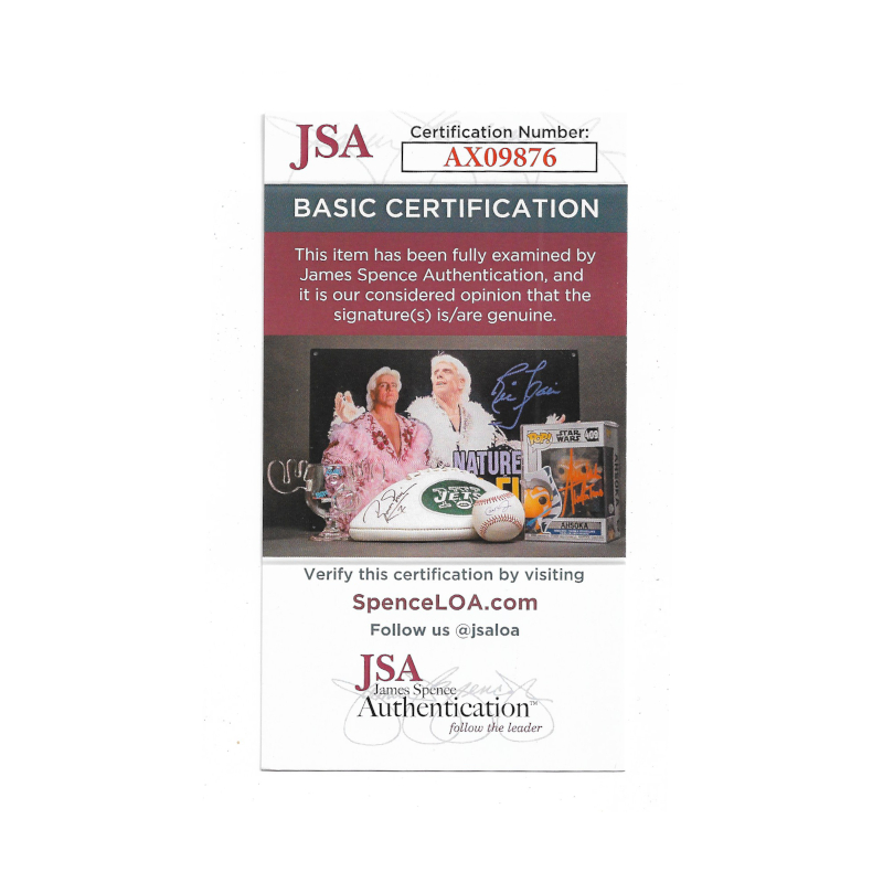 Warren Spahn Autographed Perez-Steele Celebration Series Postcard # 39 (JSA-76)