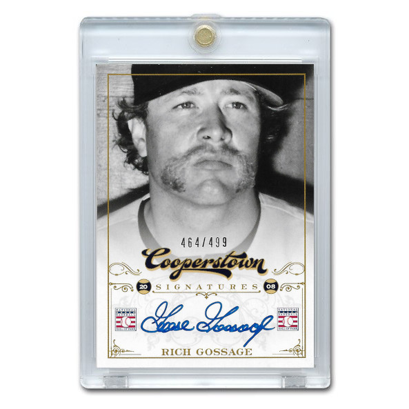 Goose Gossage Autographed Card 2012 Panini Cooperstown Ltd Ed of 499