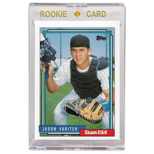 Jason Varitek Boston Red Sox 1992 Topps Traded # 123T Rookie Card