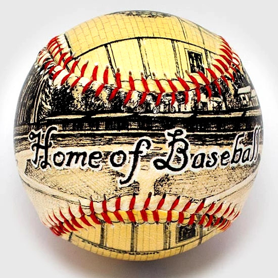 Cooperstown NY Home of Baseball Unforgettaballs Limited Commemorative Baseball with Lucite Gift Box Cooperstown NY Home of Baseball Unforgettaballs Limited Commemorative Baseball with Lucite Gift Box
