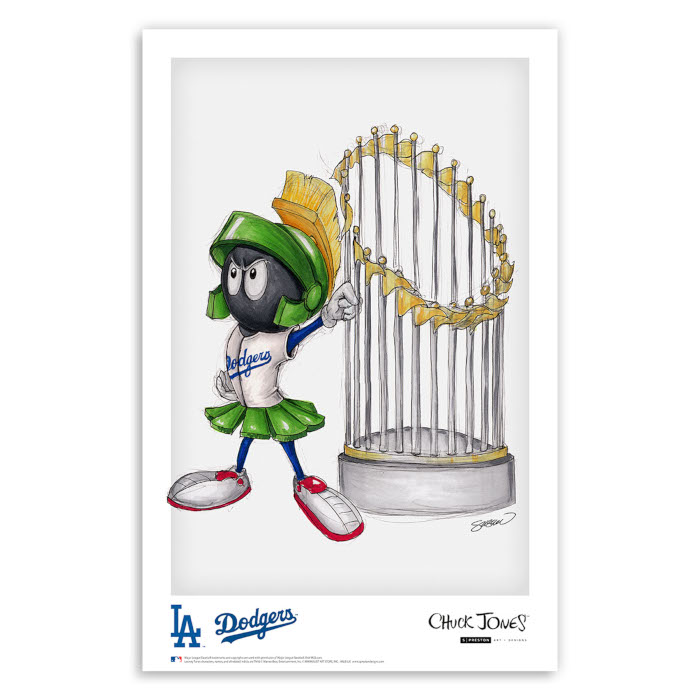 Los Angeles Dodgers World Series Champs Marvin the Martian