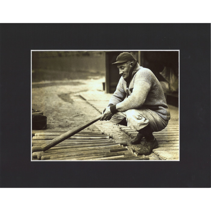 Matted 8x10 Photo- Honus Wagner Holding Bat Matted 8x10 Photo- Honus Wagner Holding Bat