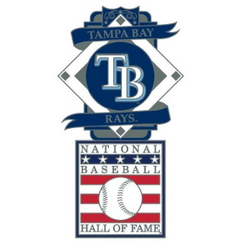 Tampa Bay Rays Baseball Hall of Fame Logo Exclusive Collector's Pin Tampa Bay Rays Baseball Hall of Fame Logo Exclusive Collector's Pin