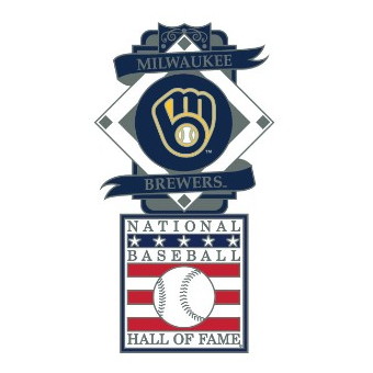 Milwaukee Brewers Baseball Hall of Fame Logo Exclusive Collector's Pin Milwaukee Brewers Baseball Hall of Fame Logo Exclusive Collector's Pin