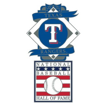 Texas Rangers Baseball Hall of Fame Logo Exclusive Collector's Pin