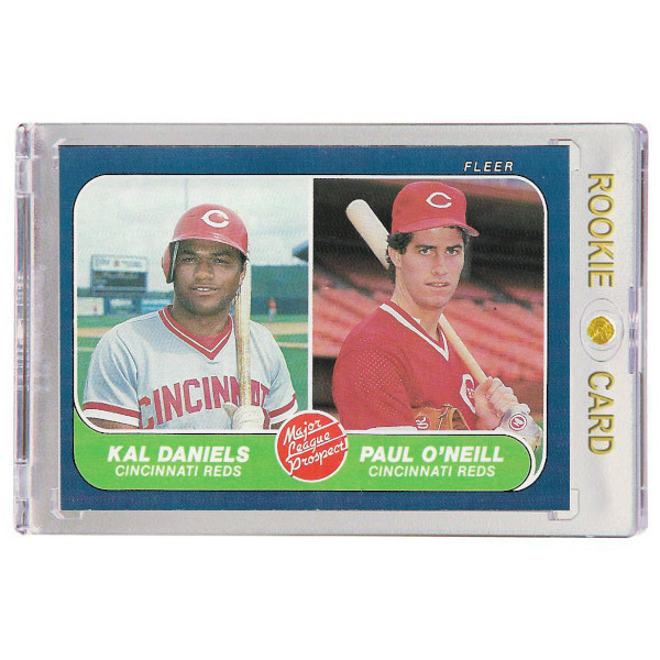 Paul o'Neill as a Cincinnati Reds player  Cincinnati reds baseball,  Cincinnati reds, Old baseball cards