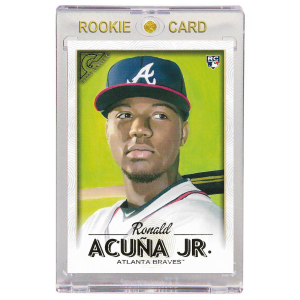 Ronald Acuna Atlanta Braves 2018 Topps Gallery # 140 Rookie Card Ronald Acuna Atlanta Braves 2018 Topps Gallery # 140 Rookie Card