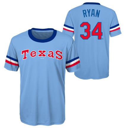 Youth Nolan Ryan Texas Rangers Cooperstown Collection Jersey Tee Youth Nolan Ryan Texas Rangers Cooperstown Collection Jersey Tee