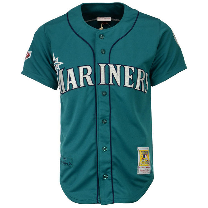 Men's Mitchell & Ness Ken Griffey Jr 1995 Seattle Mariners Authentic Alternate Jersey Men's Mitchell & Ness Ken Griffey Jr 1995 Seattle Mariners Authentic Alternate Jersey