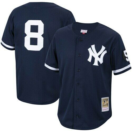 Men's Mitchell & Ness Yogi Berra 1999 New York Yankees Batting Practice ...