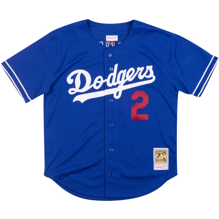 Men's Mitchell & Ness Tommy Lasorda 1995 Los Angeles Dodgers Batting Practice Cooperstown Jersey
