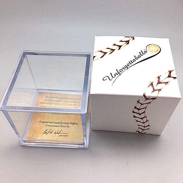 Negro Leagues Unforgettaballs Limited Commemorative Baseball with Lucite Gift Box
