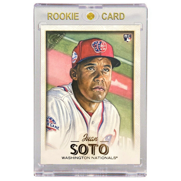 Juan Soto Washington Nationals 2018 Topps Gallery # 126 Rookie Card Juan Soto Washington Nationals 2018 Topps Gallery # 126 Rookie Card