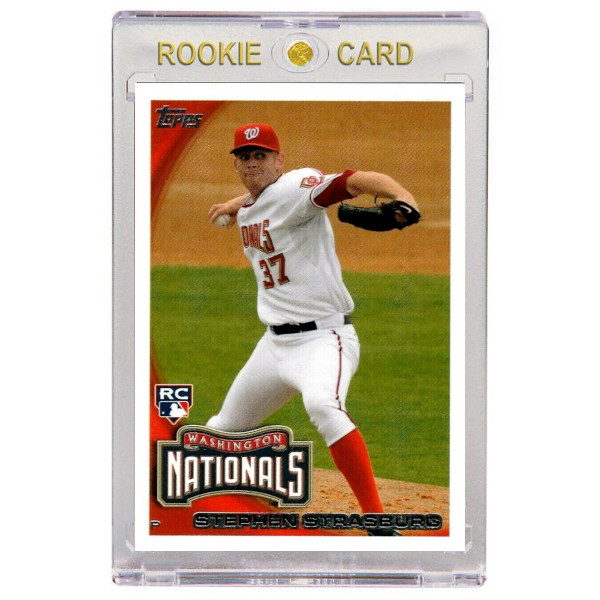 Stephen Strasburg Washington Nationals 2010 Topps # 661 Rookie Card Stephen Strasburg Washington Nationals 2010 Topps # 661 Rookie Card