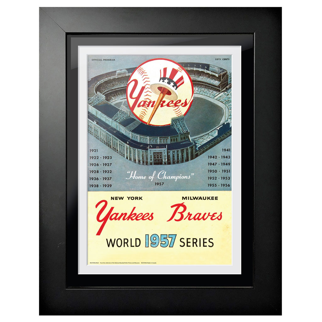 New York Giants & Yankees 1937 World Series - Vintage Matted Photo Art  Print