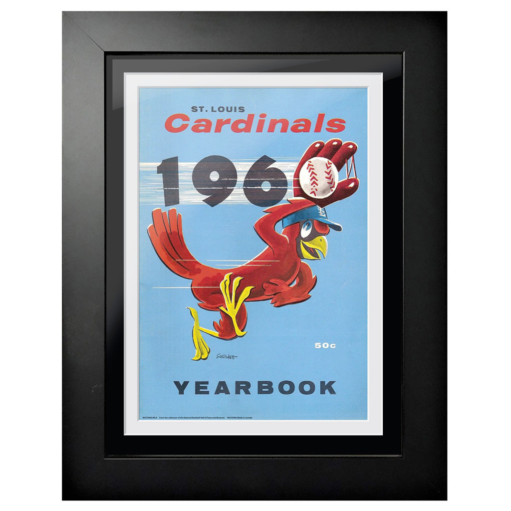 St. Louis Cardinals 1960 Yearbook Cover 18 x 14 Framed Print
