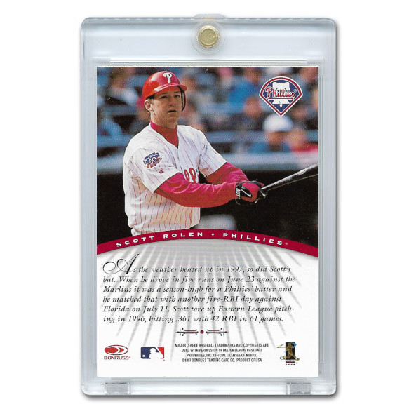 Scott Rolen Autographed Card 1997 Donruss Signature