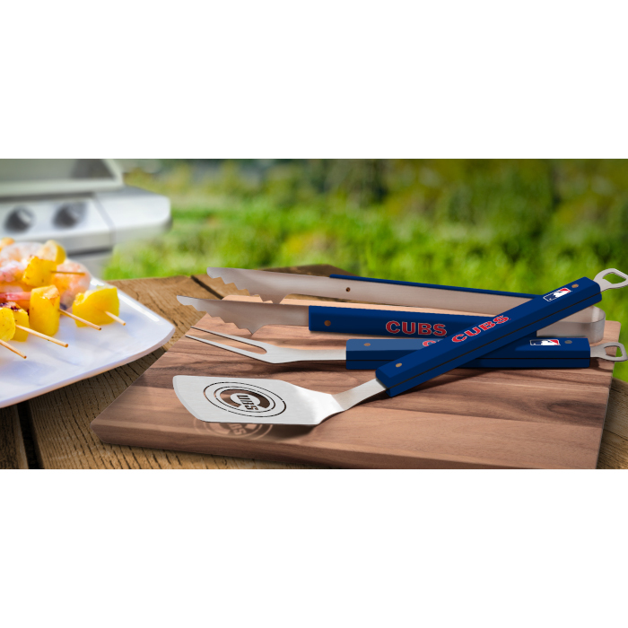 Chicago Cubs Spirit Series 3-Piece BBQ Set