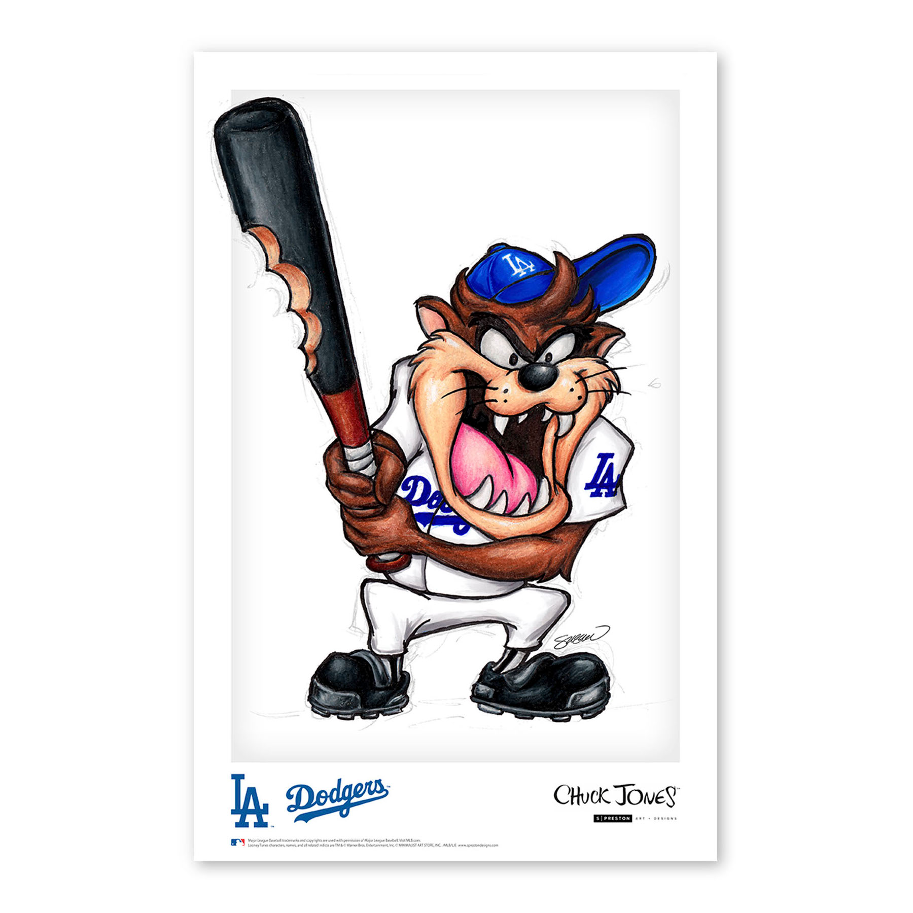 dodgers cartoon images