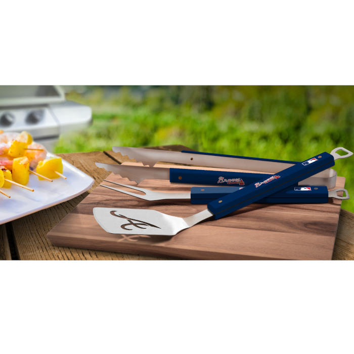 Atlanta Braves Spirit Series 3-Piece BBQ Set