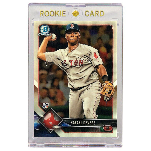 Rafael Devers Boston Red Sox 2018 Bowman Chrome # 8 Rookie