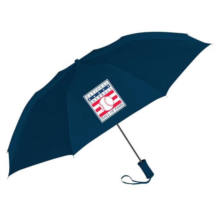 Baseball Hall of Fame Automatic Oversized Folding Navy 48 Inch Umbrella Baseball Hall of Fame Automatic Oversized Folding Navy 48 Inch Umbrella