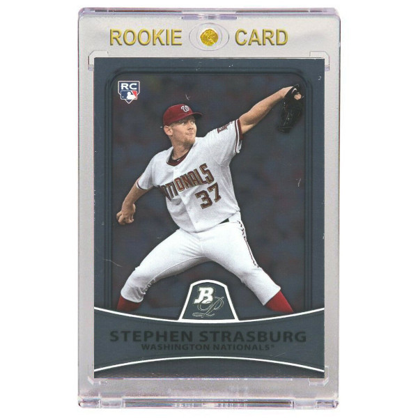 Stephen Strasburg Washington Nationals 2010 Bowman Platinum # 1 Rookie Card
