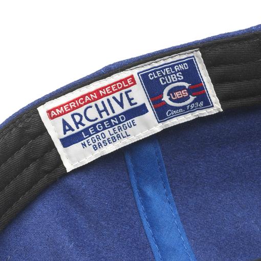 Men’s Cleveland Cubs Negro League Archive Legends Royal Adjustable Cap
