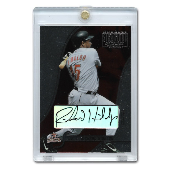 Richard Hidalgo Autographed Card 2003 Donruss Signature # 39