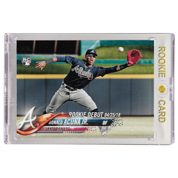Ronald Acuna Atlanta Braves 2018 Topps Update # 252 Rookie Card Ronald Acuna Atlanta Braves 2018 Topps Update # 252 Rookie Card