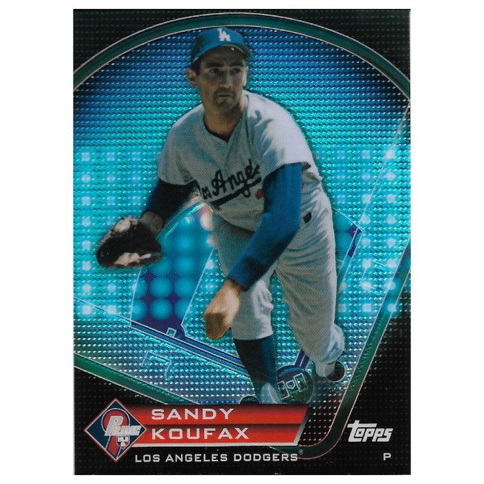 Sandy Koufax 2011 Topps Prime 9 Players of the Week Refractor # PNR9