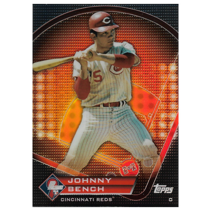 Johnny Bench 2011 Topps Prime 9 Players of the Week Refractor # PNR1