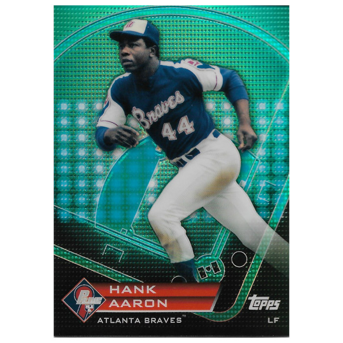 Hank Aaron 2011 Topps Prime 9 Players of the Week Refractor # PNR6