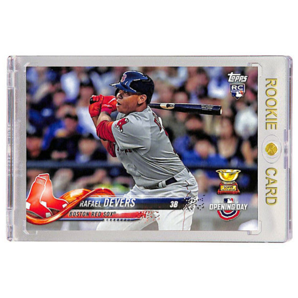 Rafael Devers Boston Red Sox 2018 Topps Opening Day # 2 Rookie Card