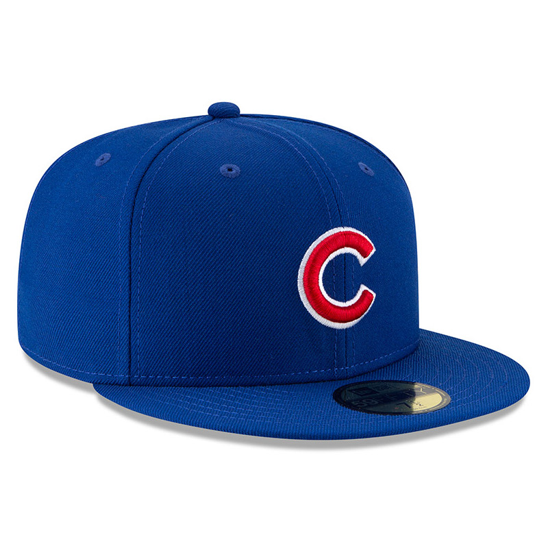 Chicago Cubs WORLD SERIES CHAMPS ELEMENTS Royal Fitted Hat