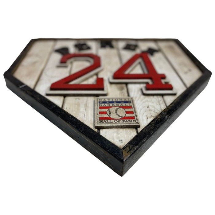 Tony Perez Hall of Fame Vintage Distressed Wood 18.5 Inch Legacy Home Plate Ltd Ed of 250