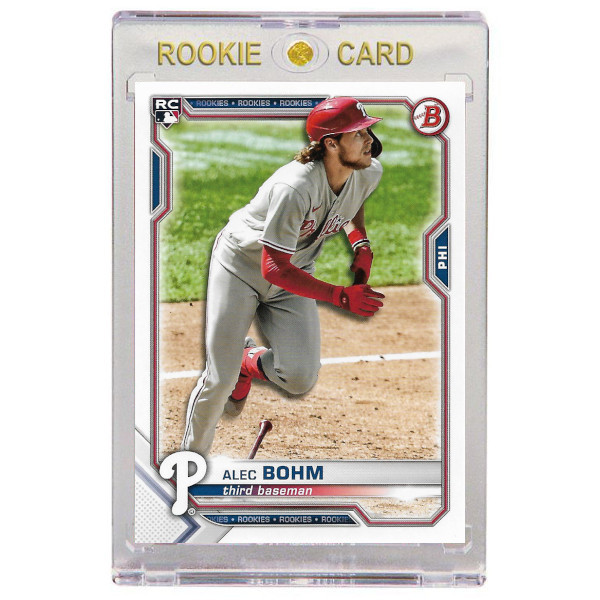 Alec Bohm Philadelphia Phillies 2021 Bowman # 2 Rookie Card Alec Bohm Philadelphia Phillies 2021 Bowman # 2 Rookie Card
