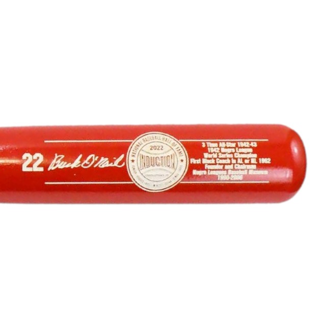 Buck O'Neil Baseball Hall of Fame 2022 Induction Limited Edition Full Size 34" Career Stat Bat Buck O'Neil Baseball Hall of Fame 2022 Induction Limited Edition Full Size 34" Career Stat Bat