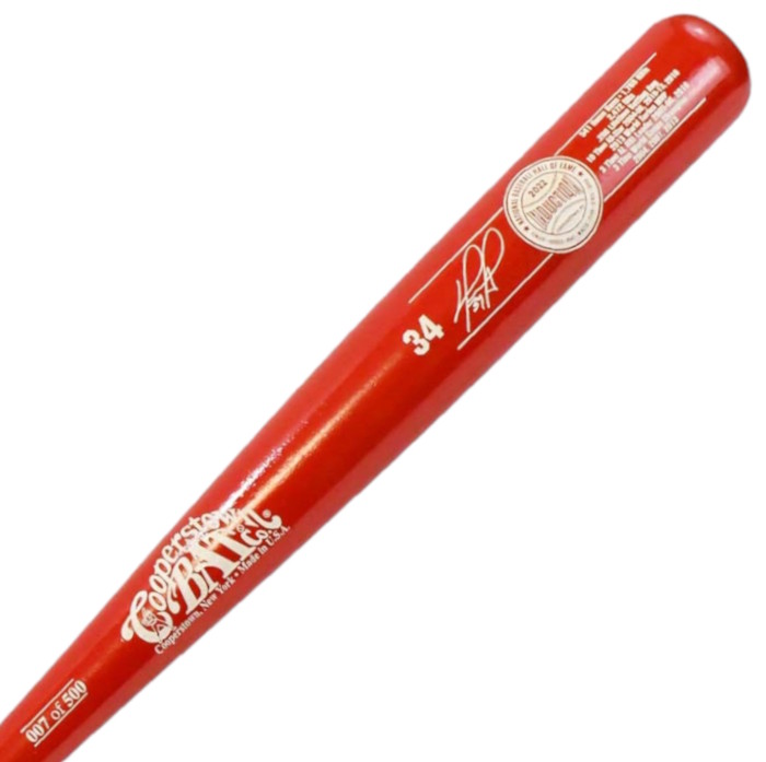 David Ortiz Baseball Hall of Fame 2022 Induction Limited Edition Full Size 34" Career Stat Bat