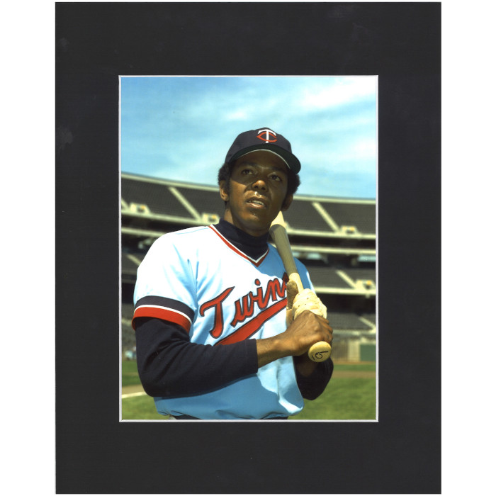 Matted 8x10 Photo- Tony Oliva in Blue Jersey