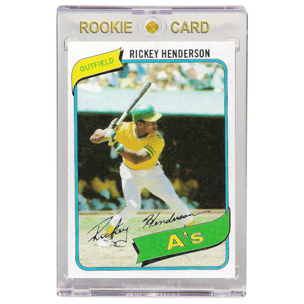 Rickey Henderson Oakland Athletics 1980 Topps # 48 Rookie Card