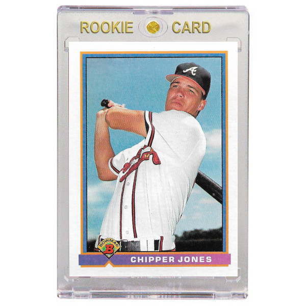 Chipper Jones Atlanta Braves 1991 Bowman # 569 Rookie Card