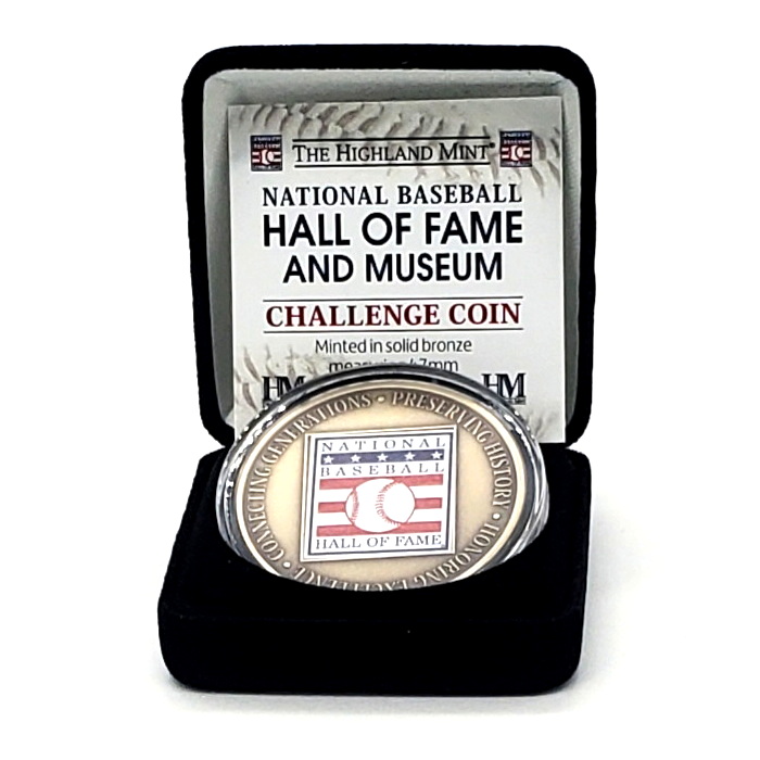 Highland Mint Baseball Hall of Fame 47 mm Bronze Challenge Coin