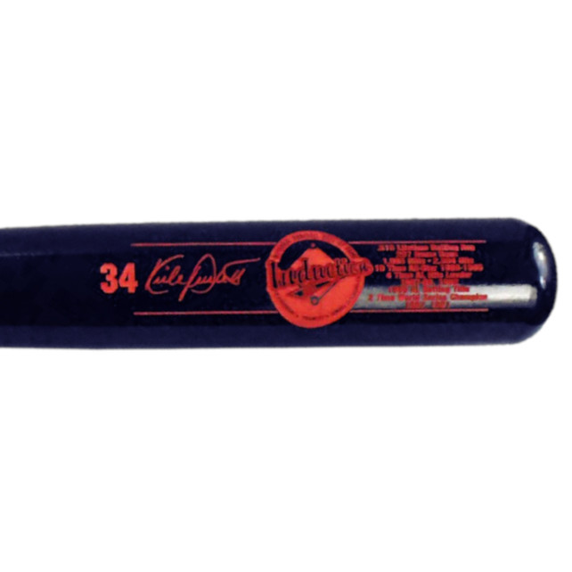 Kirby Puckett Baseball Hall of Fame 2001 Induction Limited Edition Full Size 34" Career Stat Bat