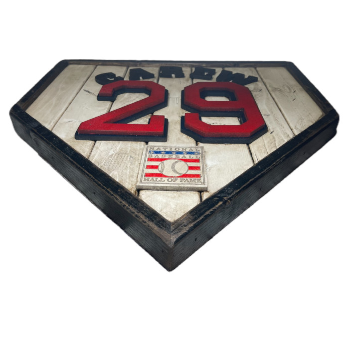 Rod Carew Hall of Fame Vintage Distressed Wood 18.5 Inch Legacy Home Plate Ltd Ed of 250 Rod Carew Hall of Fame Vintage Distressed Wood 18.5 Inch Legacy Home Plate Ltd Ed of 250