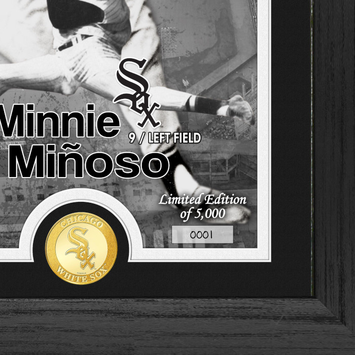 Highland Mint Minnie Miñoso Chicago White Sox Supreme Bronze Coin 12 x 20 Photo Mint Highland Mint Minnie Miñoso Chicago White Sox Supreme Bronze Coin 12 x 20 Photo Mint