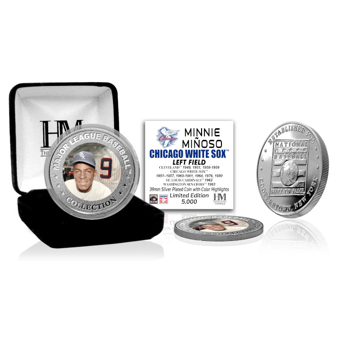 Highland Mint Minnie Miñoso Chicago White Sox Hall of Fame Silver Photo Coin