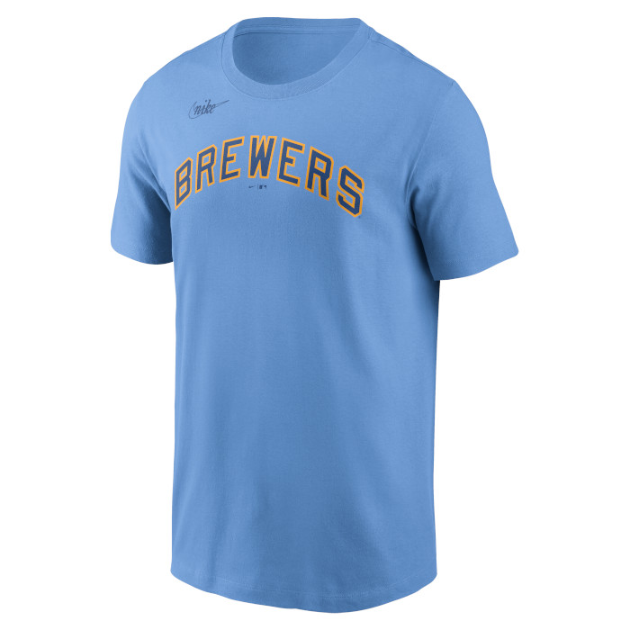 Men’s Nike Robin Yount Milwaukee Brewers Cooperstown Collection Name & Number Light Blue T-Shirt Men’s Nike Robin Yount Milwaukee Brewers Cooperstown Collection Name & Number Light Blue T-Shirt