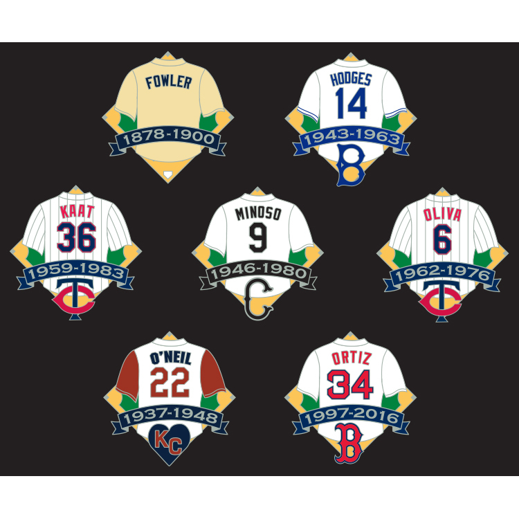 Baseball Hall of Fame 2022 Induction Class Jersey Pin Set Limited Edition of 2,022 Baseball Hall of Fame 2022 Induction Class Jersey Pin Set Limited Edition of 2,022