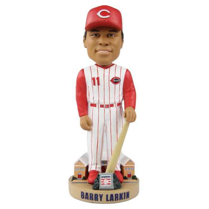 Barry Larkin Cincinnati Reds Legends of the Park Hall of Fame Bobblehead Ltd Ed of 144